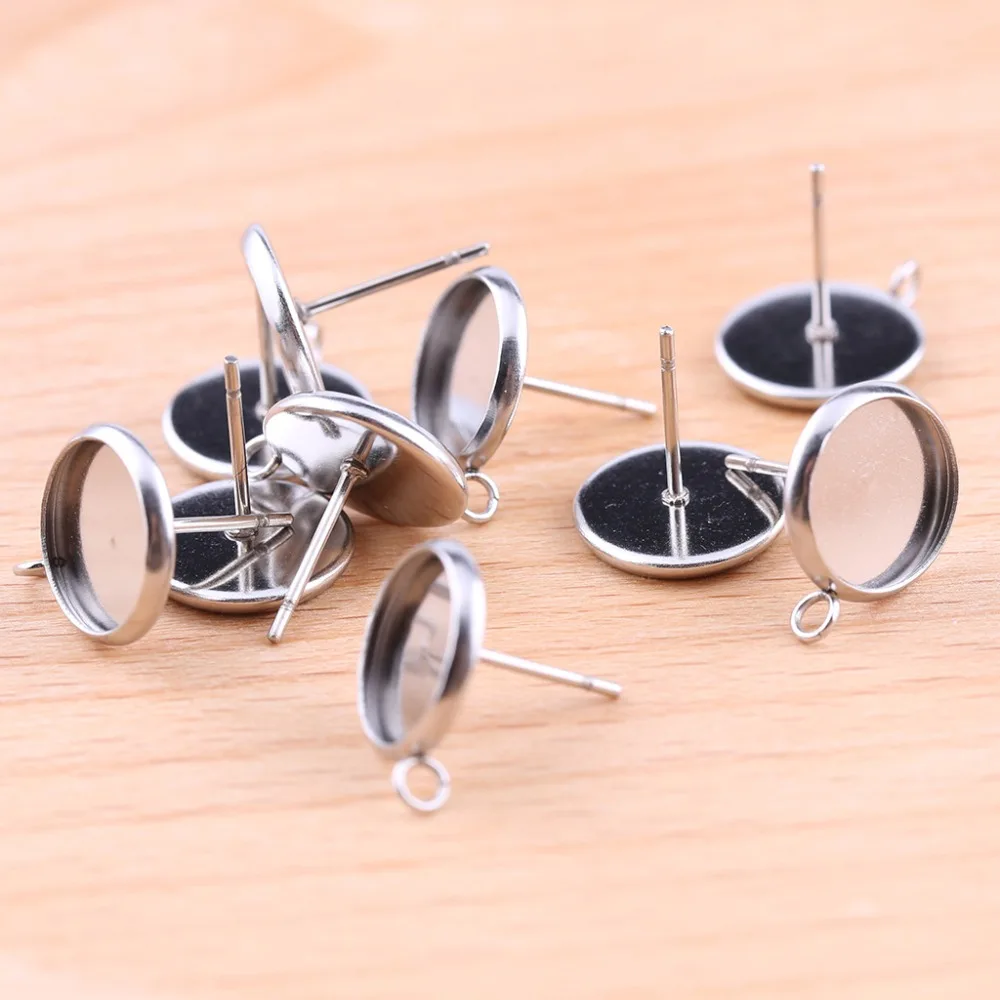 10 gauge stainless steel earrings