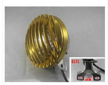 

Motorcycle Golden Grill Headlight For Suzuki Boulevard C50 Volusia 800 C90 M109R C109 Marauder 800 M50 Intruder