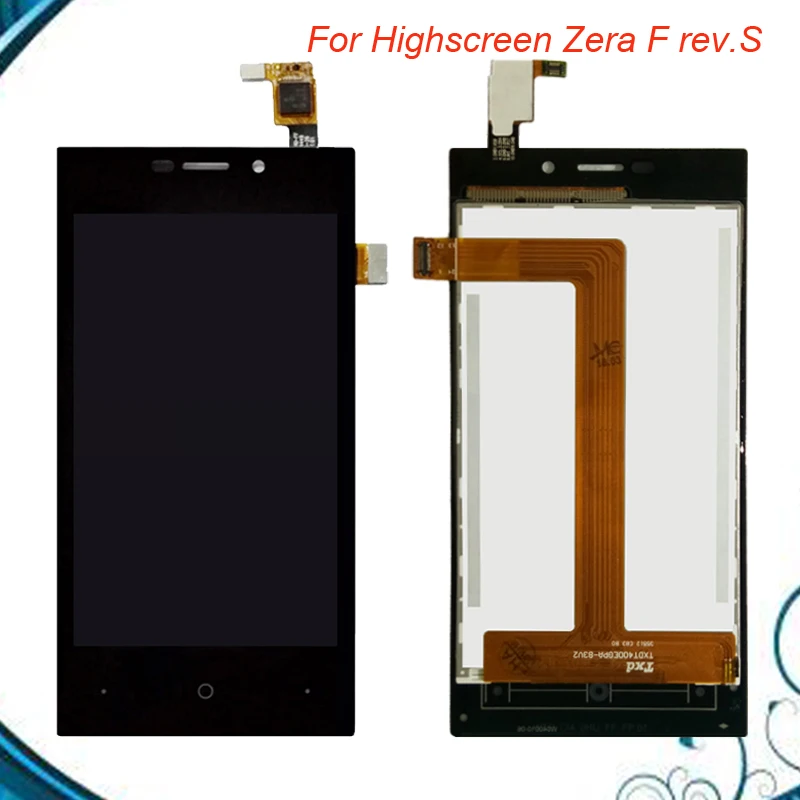 

100% Tested OK For Highscreen Zera F (rev.S) LCD Display+Touch Screen Digitizer Assembly Free Fast Shipping IN Stock