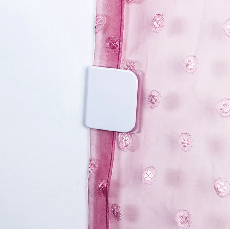 Rolha De силиконовые 2 шт. зажим для занавесок для ванной комнаты фиксированный крючок из вискозы бесшовные липкие крючки предотвращающие движение инструменты