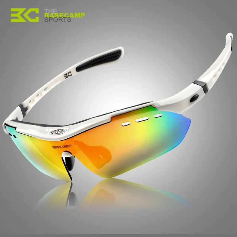 Basecamp Sports Goggles Sunglasses Cycling Glasses Eyewear 6 interchangeable lens Polarized