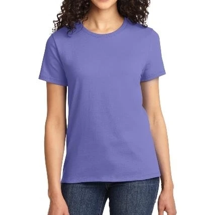 Port & Company LPC61 Ladies Essential Tees Violet - Small (1)