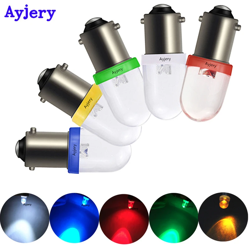 AYJERY 500X BA9S 1 светодиод F8 SMD лампы W5W T4W T11 купольсветильник свет белый синий