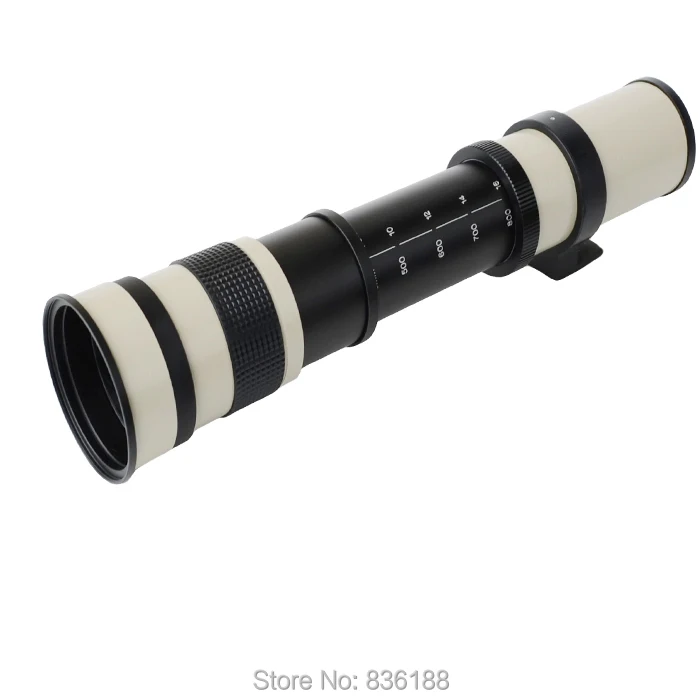 JINTU белый 420-800mm F/8,3 телеобъектив+ 2x Объектив 420-1600 мм объектива Цифрового Фотоаппарата Canon 1000D 1100D 1200D 1300D 2000D 4000D 350D 450D 550D пришли