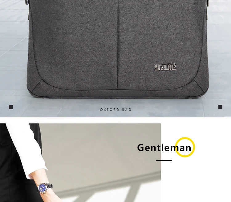 Business Men Briefcase 14 inch Laptop Handbag Casual Men& Women Messenger Bag Business Tote for Document Office Bag Portable
