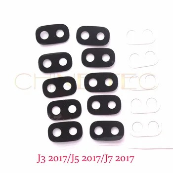 

100pcs original back rear camera glass lens for Samsung galaxy J3 J5 J7 Pro 2017 / J330F J530F J730F/J330 J530 J730