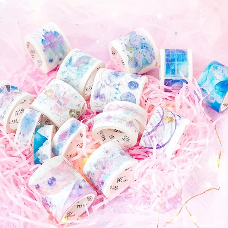 

1X Beautiful Teenage dream series Scrapbooking DIY Planner Scrapbooking decorative tape washi tape masking tape School Supply