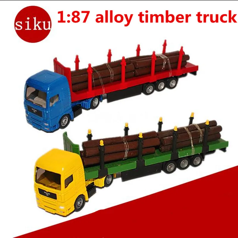 1: 87 сплав строительные машины, высокая имитация SIKU-1659 человек древесины, металлическое литье, развивающие игрушки