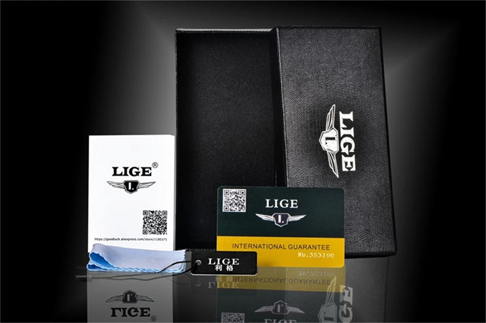 LIGE новые мужские часы Топ бренд класса люкс Секундомер спортивные водонепроницаемые кварцевые часы мужские модные бизнес часы relogio masculino