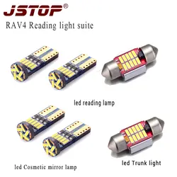 Jstop 6 шт./компл. супер яркий чтение с подсветкой CANBUS W5W T10 12VAC авто лампы wy5w 4014SMD 31 мм гирлянда C5W светодиодные лампы для чтения