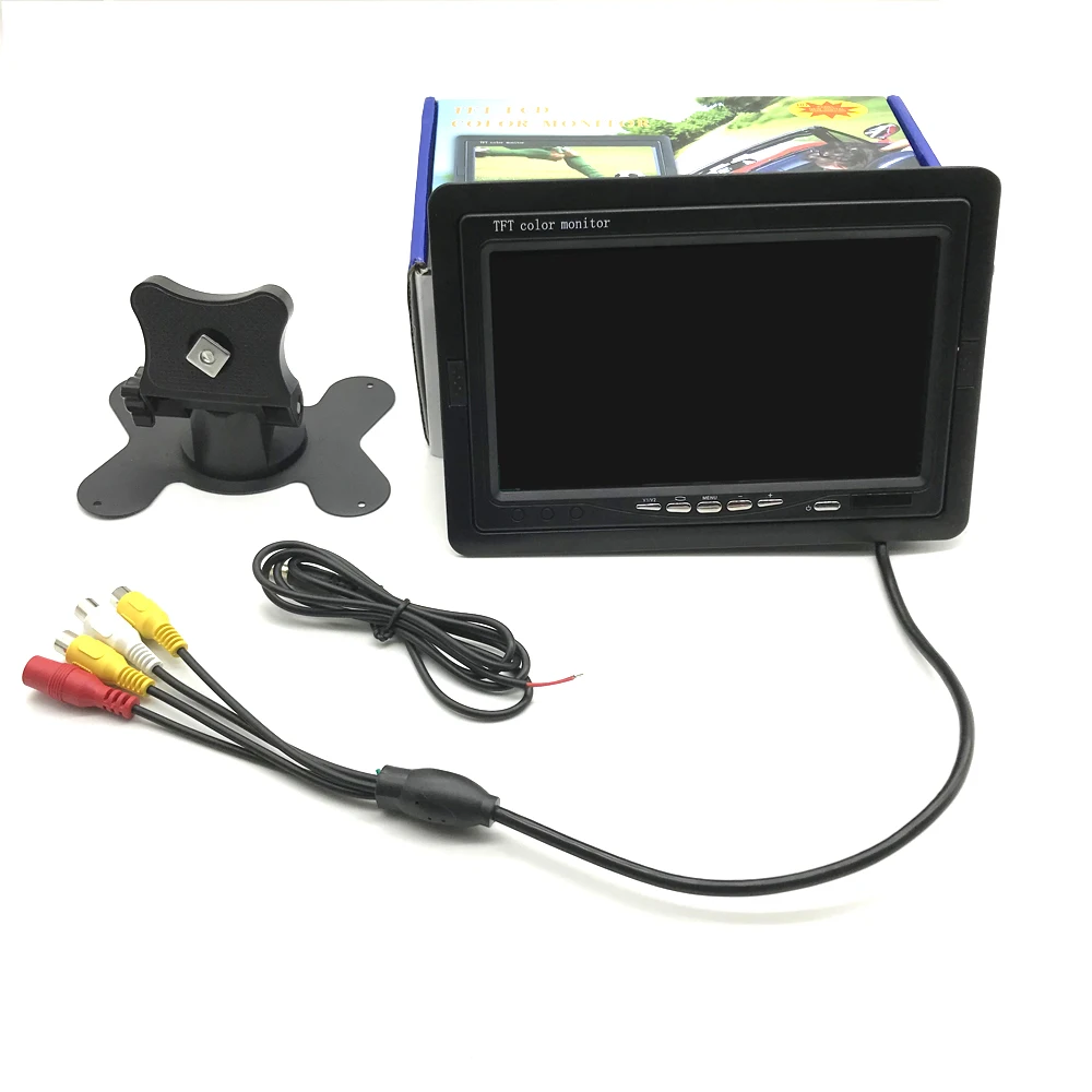  Mini Digital 1024*600 7 Inchs LCD Test Monitor CCTV Surveillance Camera AHD Analog 3 in 1 Security 