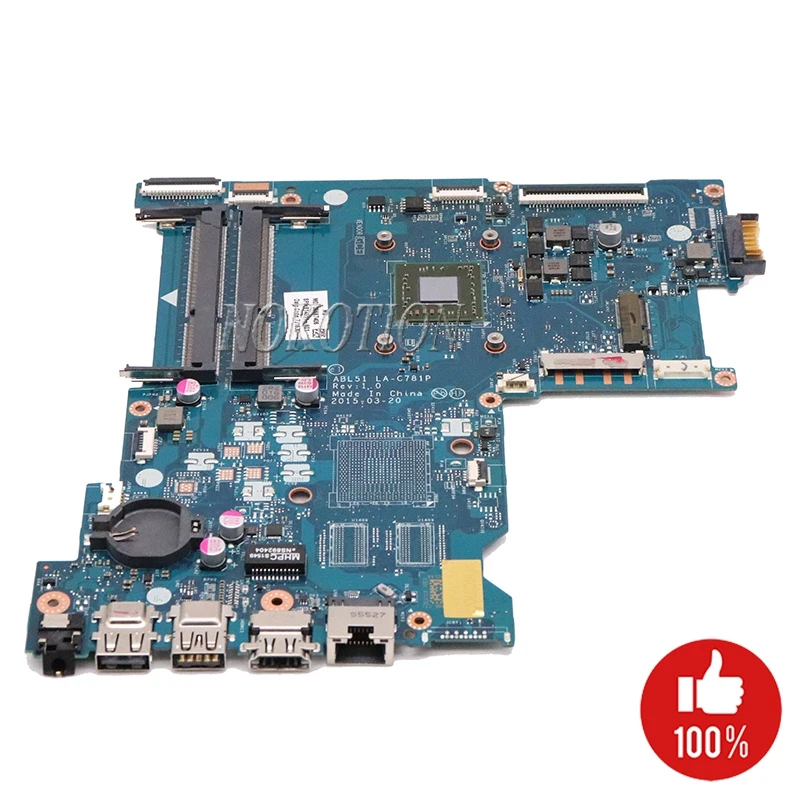 NOKOTION ABL51 LA-C781P ل HP 15-AF سلسلة اللوحة المحمول DDR3 813969-001 813969-501 813968- 001 اللوحة اختبار