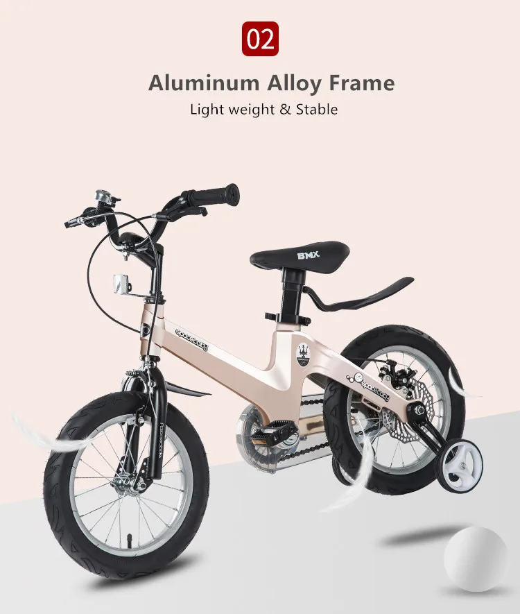 Clearance New Brand Children Bicycle Aluminum Alloy Frame 12/14/16 inch Wheel 2/3/4/5/6/7/8 Years old Boy/Girl Baby Sports Bike 2