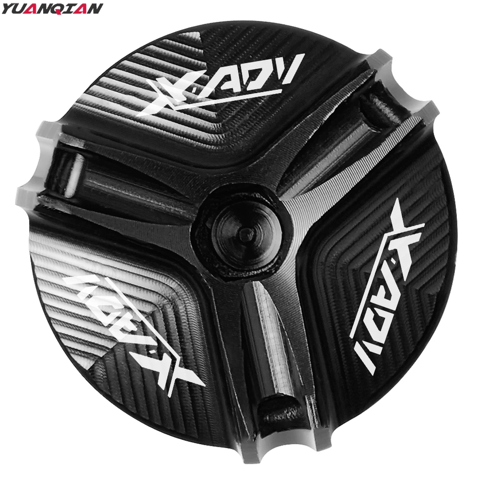 

Popular Motorcycle Accessories Engine Oil Drain Plug Sump Nut Cup Plug Cover Oil Fill Cap For Honda XADV 750 2017 2018