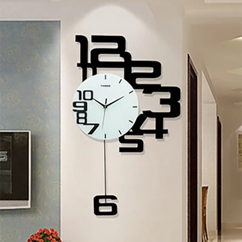 

Living Room Wall Clock Modern Design Wall Watches Home Decor Clocks Wall Silent Wooden Minimalist Wall Clock Kitchen WZH190