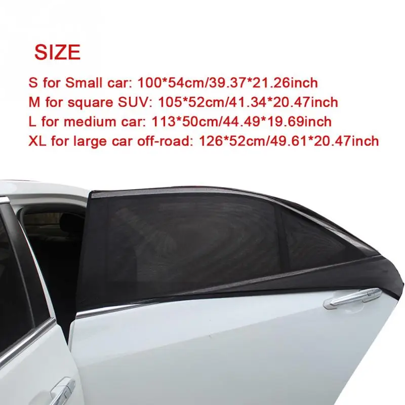 

2Pcs Universal Car Side Sunshade UV Protection Sun Shades Window Cover For Car/SUV/off-road Vehicle