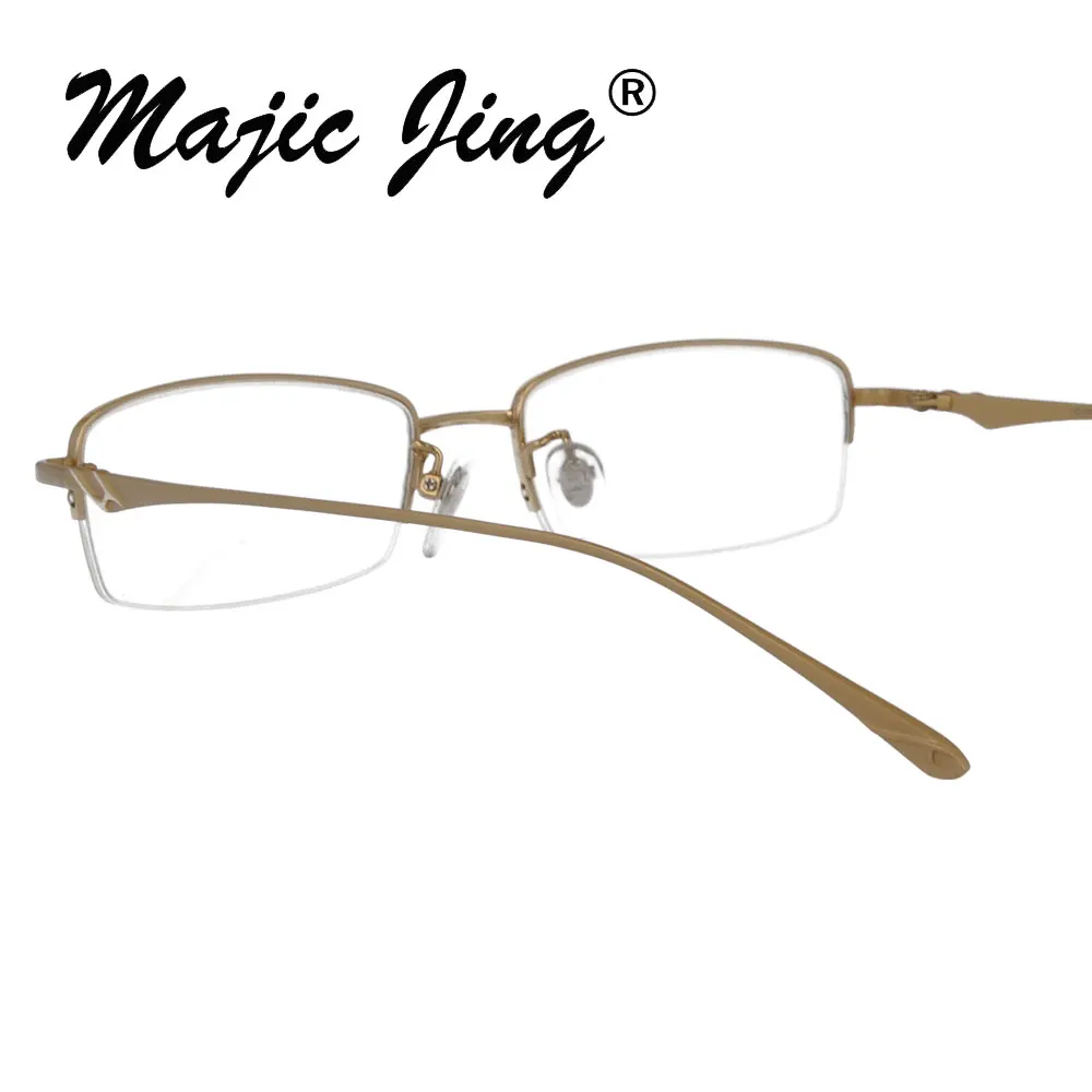 Титановая оправа для очков Для мужчин полный обод прямоугольник по рецепту оптическая рамка для очков очки T6008