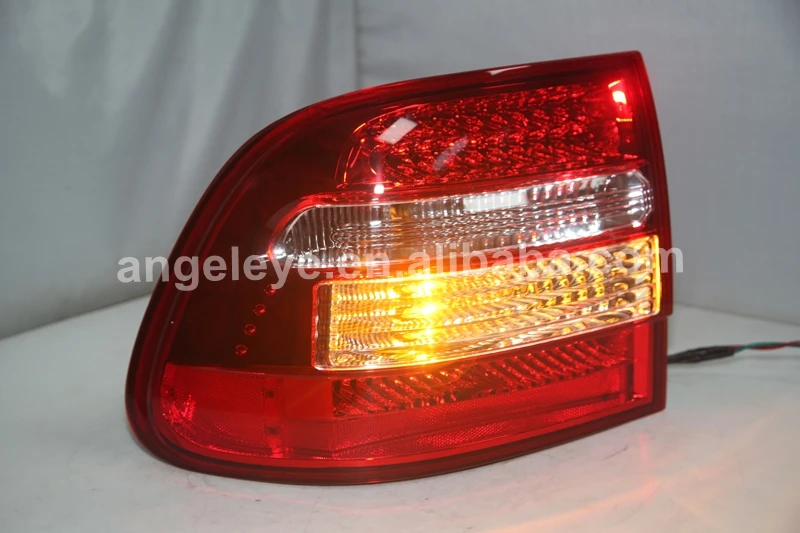 Для Porsche 2003-2007 год для Cayenne светодиодный задний светильник, задний фонарь, красный белый цвет, LF стиль