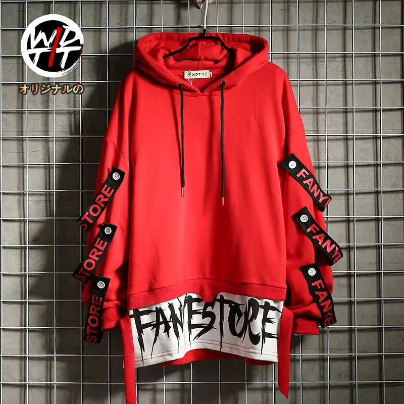 

2019 Anime Cosplay Street Hip-hop Popular Logo Loose-Fitting Fashion Hoodie For Men Adults With Letter Printing Hiphop Costumes