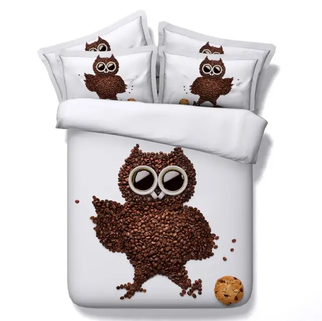 Us 165 0 Owl Comforter Queen Bedding Sets For Duvet Cover Bed In A Bag Spread Sheets California King Size Full Double 5pcs Us 165 0 Owl Comforter Queen Bedding Sets For Duvet Cover Bed In A Bag Spread Sheets California King Size Full Double 5pcs