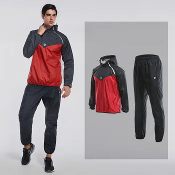 

2PCS/Set Sport Suit Men Running Set Hot Fast Sweat Hooded Sports Suit Basketball Clothes Gym Fitness Jogging Training Sportswear