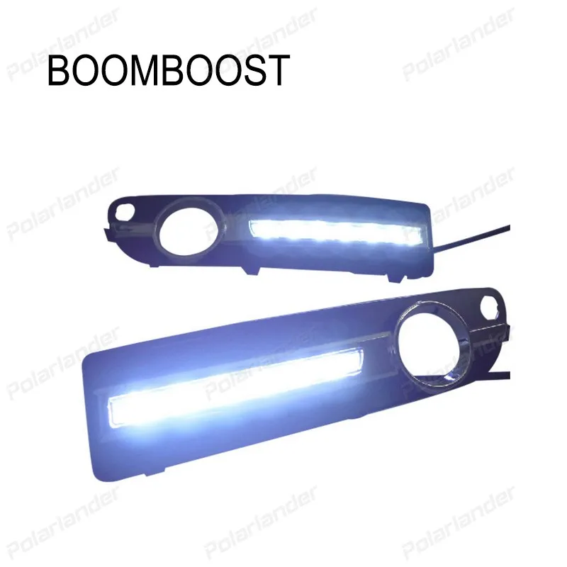 BOOMBOOST 2pcs LED DRL Daytime driving Lights Daylight with Fog Lamp car-styling for V/olvo S80L 2006-2015