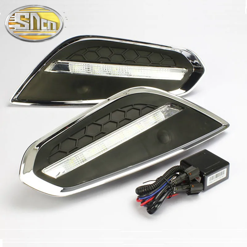 SNCN 2PCS LED Daytime Running Light For Volvo S60 2011 2012 2013 Car Accessories Waterproof ABS