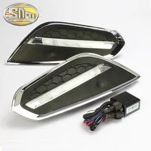 SNCN 2PCS LED Daytime Running Light For Volvo S60 2011 2012 2013 Car Accessories Waterproof ABS