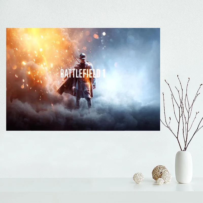 

Custom Canvas Battlefield Poster Art Decoration Poster Cloth Fabric Wall Poster Print Silk Fabric &QA005K