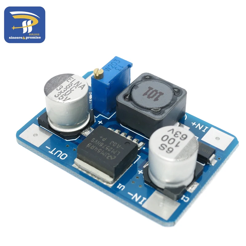 

LM2576HV buck module DC-DC 5-60V input 1.25V-30V output