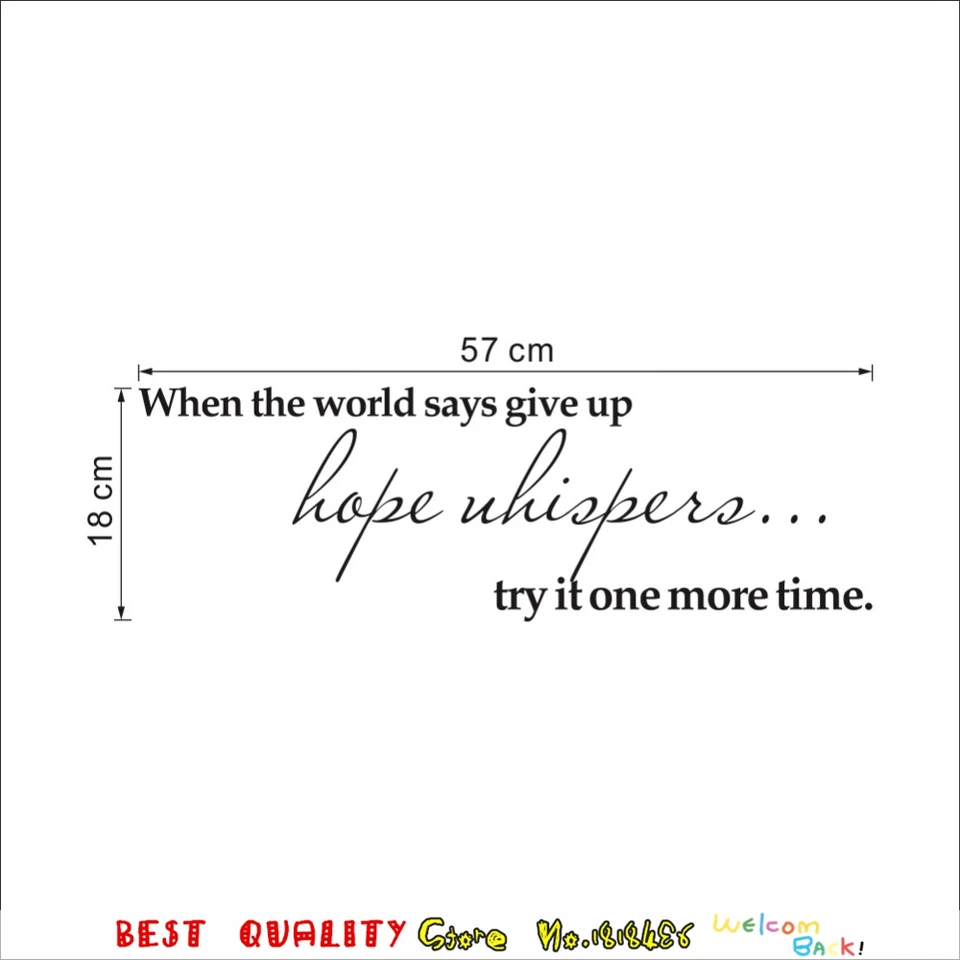 Essayer Encore Une Source D Inspiration De Temps Citation Mots Stickers Muraux Accueil Room Decor Sticker Papier Artisanat Sante Autocollant Livre Magasin Art Aliexpress