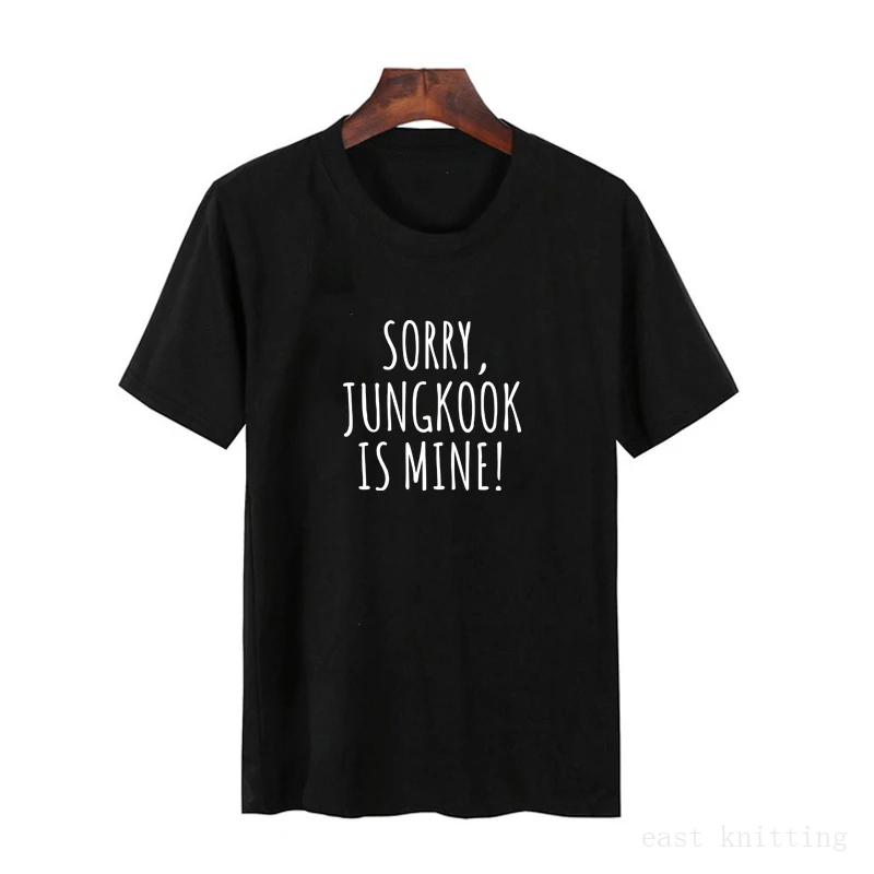 

New Fashion Harajuku T shirt Bangtan Boys AlbumLetter Print Funny female T-shirt Tops