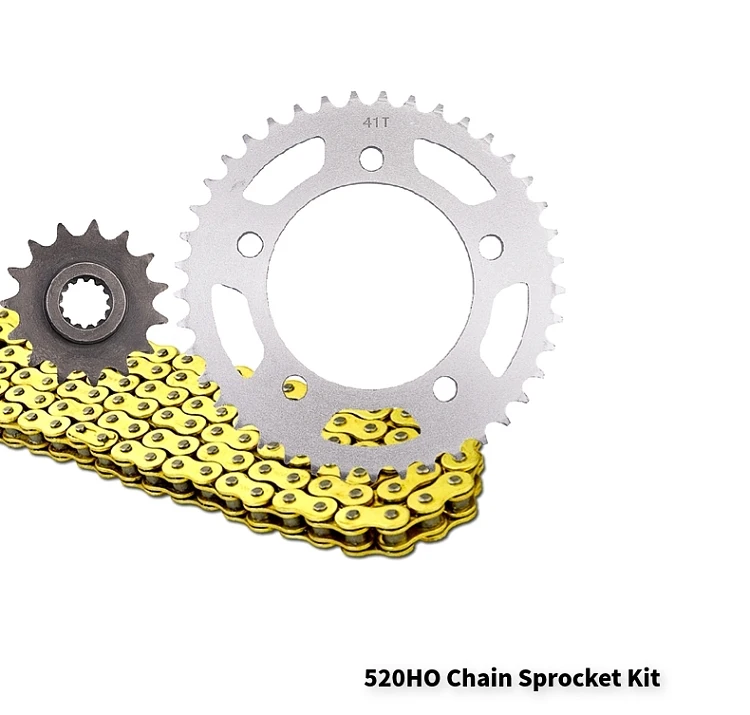 520 15 41 зуб 15T 41 T приводная цепь мотоцикла и Передняя Задняя звездочка Набор для Honda CB500 CB 500 FA-J X/XA-J CB500X CB500F - Цвет: 520HO Chain Sprocket