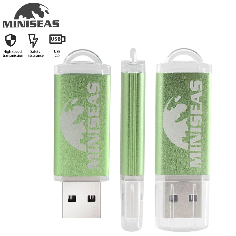 Miniseas Usb флеш-накопитель с H2textw модный крутой маленький 8 г/16 г/32 г/64 г Usb 2,0 USB флеш-накопитель u-образный флеш-накопитель