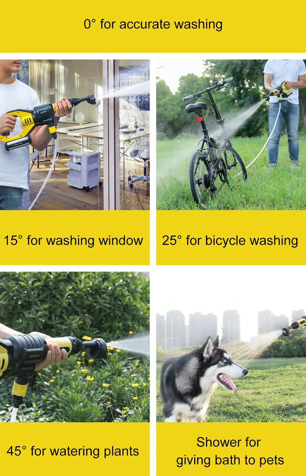 Sale Xiaomi JIMMY JW31 Car Flush Gun Washing Gun Wireless Cordless Water Power Cleaner Garden Washer 5 Modes Adjustable Hose 6M 12 Sale Xiaomi JIMMY JW31 Car Flush Gun Washing Gun Wireless Cordless Water Power Cleaner Garden Washer 5 Modes Adjustable Hose 6M 12
