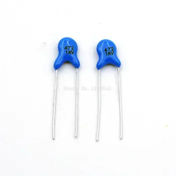 

100PCS/LOT 1KV 472 4.7NF High Voltage Ceramic Capacitors DIP Capacitance 1000V 4.7nf