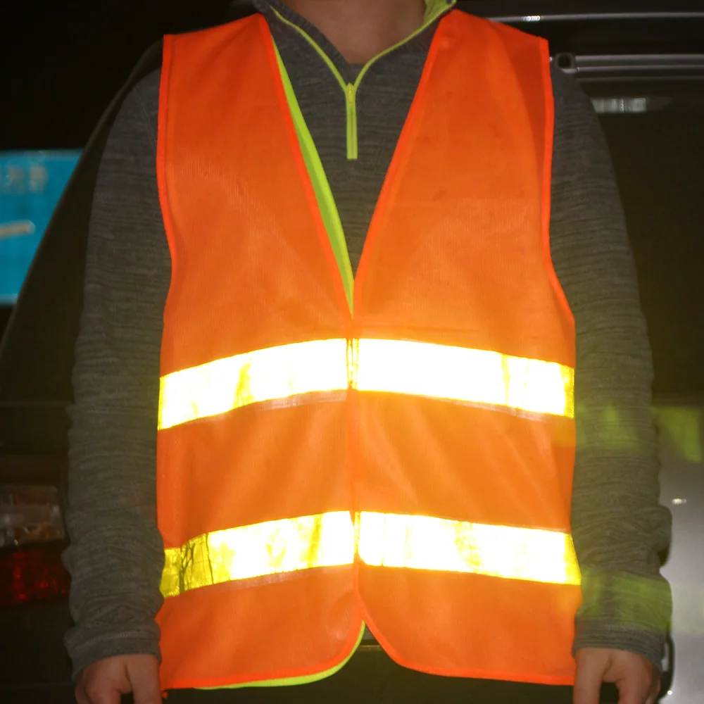 Car traffic safety reflective vest vest construction maintenance