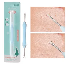 Профессиональные косметические инструменты для ухода за лицом, 1 шт., произвольный цвет, удалитель угрей из нержавеющей стали, игла для удаления угрей