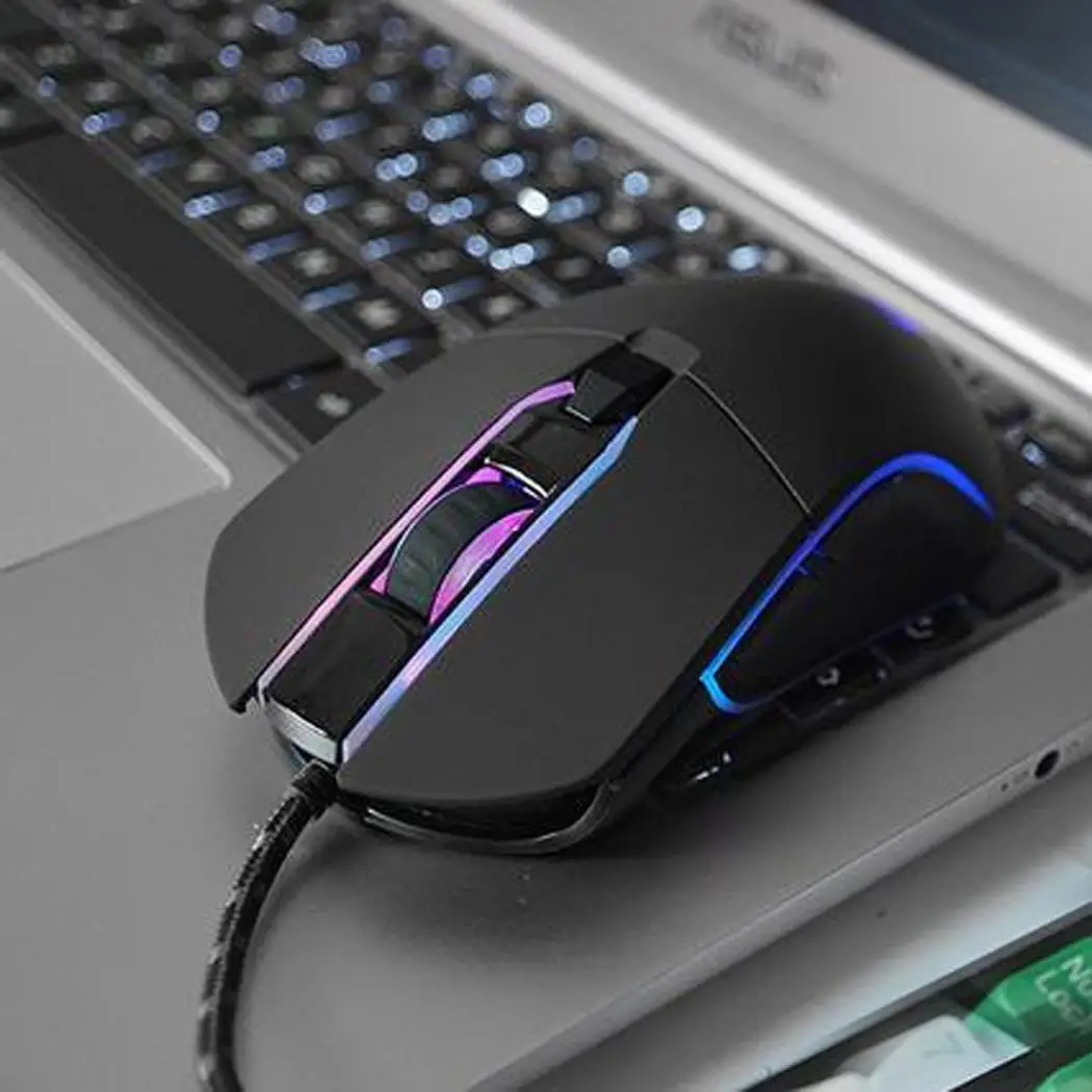 MOTOSPEED 3500 точек/дюйм Проводная игровая мышь USB 6 кнопок оптическая светодиодная