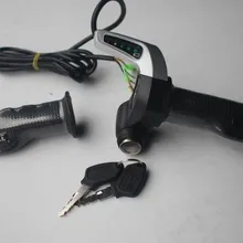 36 в электрический велосипед с литиевой батареей регулировка скорости ручка/газовая ручка/дроссельная заслонка с кнопкой включения/выключения и индикатор батареи+ левый поручень