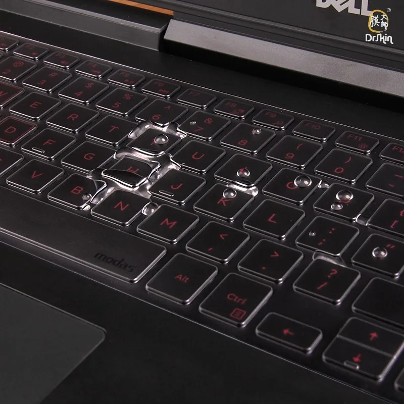 ТПУ крышка клавиатуры для DELL Ins 15 7577 7567 5570 5567 дюймов ноутбука Водонепроницаемая