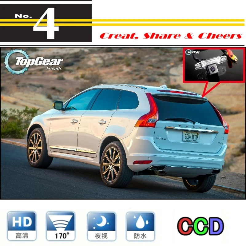 Автомобильная камера для Volvo XC60 T5 T6 D3 D5 SUV высококачественная заднего вида PAL/NTSC