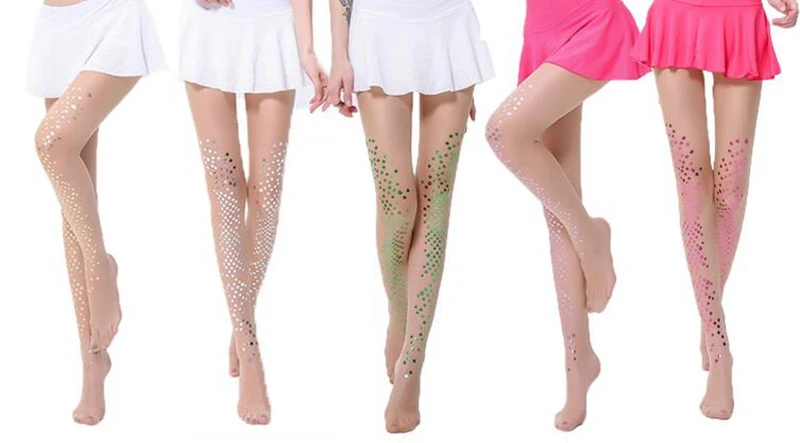 

Sexy Women Pantyhose Squama Shiny Tights Skin Color Sparkle Stockings
