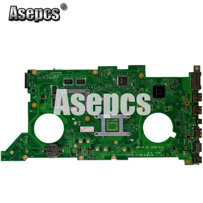 Asepcs N750JK/N750JV материнская плата для ноутбука For Asus N750JK N750JV N750J N750 тест оригинальная I7