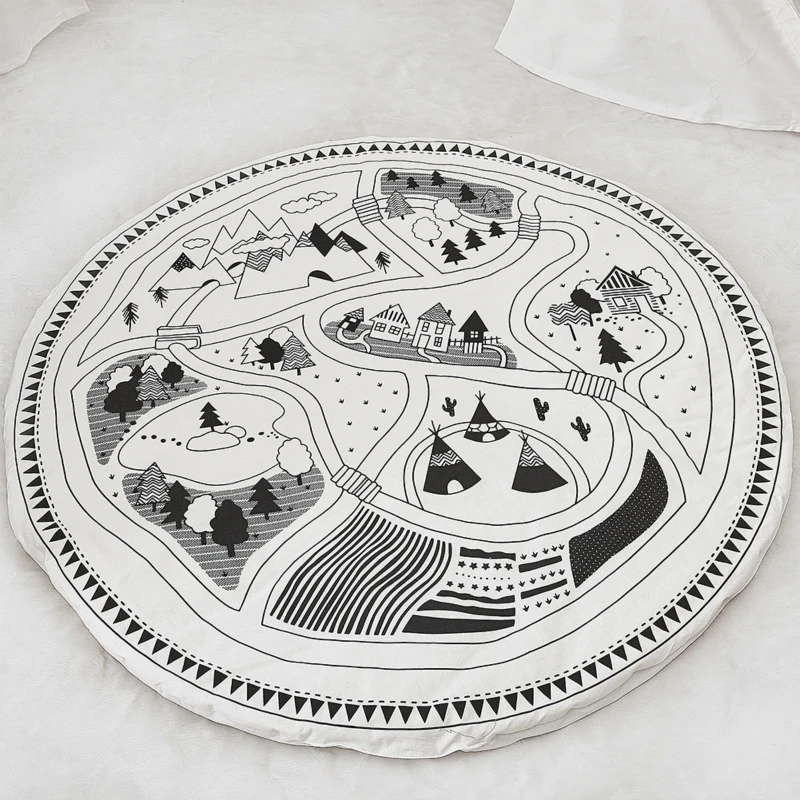 

Baby Gyms Cushion Crawling Mat Playmat Toy Carpet Play Floor Gym Rug Baby Room Decoration Accessories Alfombra Infantil Baby Gym