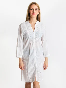 

Cover-Ups White with embroidery