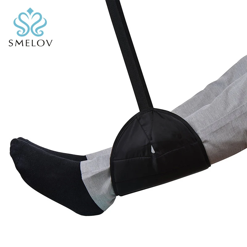 Smelov wholesale portable chair office home foot hammock travel outdoor indoor Mini foot feet rest hammock black Smelov wholesale portable chair office home foot hammock travel outdoor indoor Mini foot feet rest hammock black