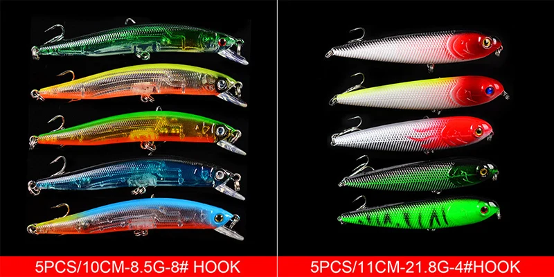 Iscas de Pesca Isca de Pesca Dura de Metal Conjunto Topwater Carpa Kit Enfrentar Terno Venda Artificial Isca Jig Minnow Wobbler 25 - 30 35pcs 10 Terno Venda Artificial Isca Dura de Metal Jig Isca Minnow Wobbler
