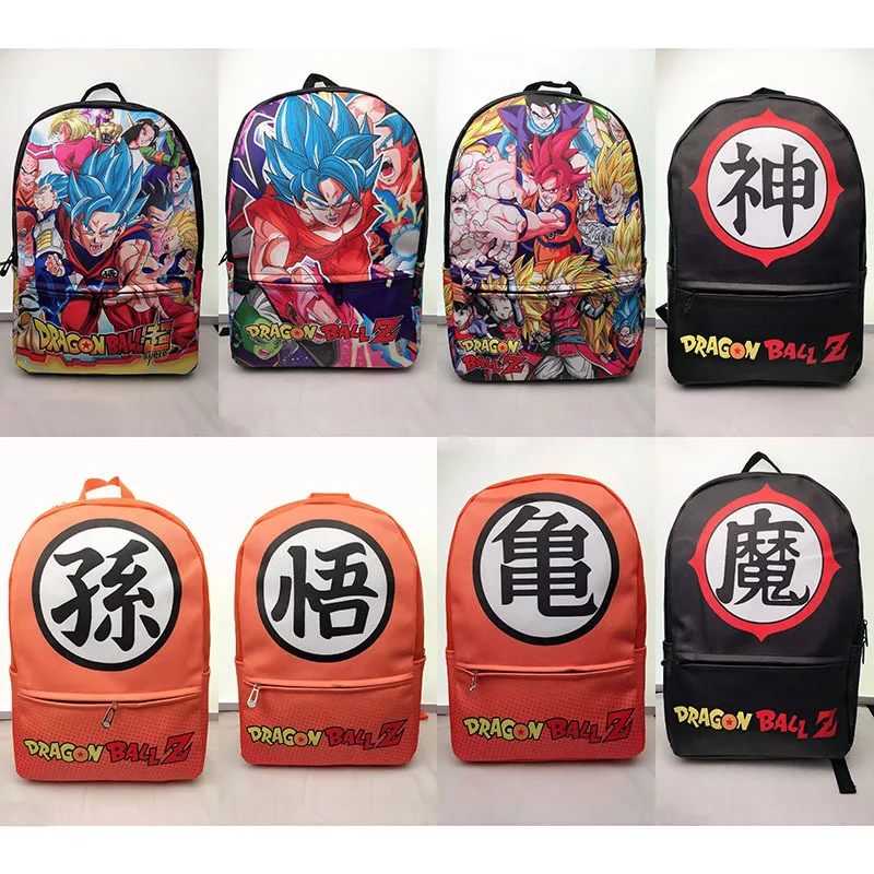 Dragon Ball двойной рюкзак Sunwukongbeijita Супер Saiyan PU печати мягкий кожаный рюкзак студент путешествия школьные ранцы