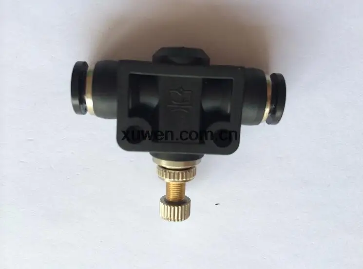 

HIGH QUALITY 2Pcs 12mm to 12mm Push In Quick Connector Air Pneumatic Speed Controller PA-12